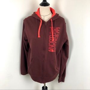 The North Face Logo Zip Up Jacket Men’s Size Medium